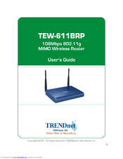 TRENDNET TEW-611BRP User Manual