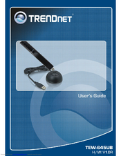 TRENDNET TEW-645UB User Manual