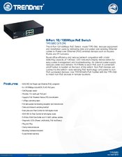 TRENDNET TPE-S80 Specifications