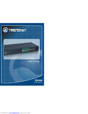 TRENDNET TPE-S88 - Web Smart PoE Switch User Manual