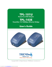 TRENDNET TPL-102E User Manual