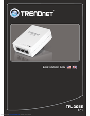 TRENDNET TPL-305E Quick Installation Manual