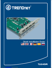 TRENDNET TU2-H5PI Quick Installation Manual