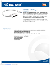 TRENDNET TU3-SA - Datasheet