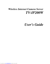 TRENDNET TV-IP200W User Manual