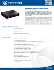 Trendnet TW100-BRF214 Specifications