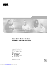 Cisco 2691 - VPN Bundle Router Hardware Installation Manual