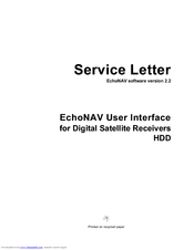 Echostar DVR-5000 HDD Viaccess Supplementary Manual