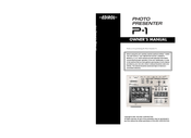 Edirol P-1 Owner's Manual