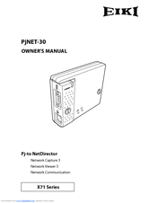 Eiki LC-X71L Owner's Manual