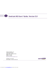 Extreme Networks Sentriant AG200 User Manual