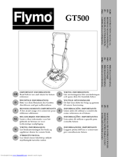 FLYMO GT500 WHEELS Instruction Manual