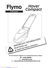 FLYMO Hover Compact HC330 Manual