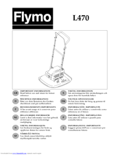 Flymo L470 Manual