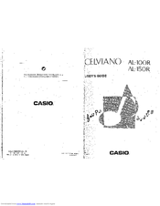 CASIO Celviano AL-100R User Manual