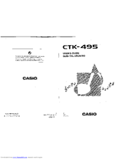 Casio CTK-495 User Manual