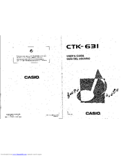 CASIO CTK-631 User Manual
