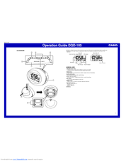 Casio DQD-105 Operation Manual