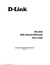 D-Link 502G - DSL Router - EN User Manual