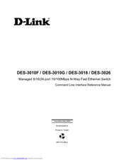 D-Link 3010G Command Line Interface Reference Manual