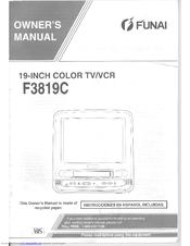 Funai F3819C Owner's Manual