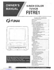 Funai F9TRE1 Owner's Manual