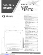 Funai FTR9TC Owner's Manual