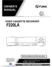 Funai F220LA Owner's Manual