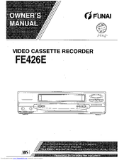 Funai FE426E Owner's Manual
