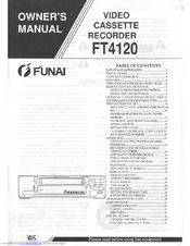 Funai FT4120 Owner's Manual