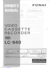 Funai LC-940 Owner's Manual