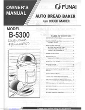 Funai B-5300 Owner's Manual