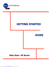 Gcc Technologies Elite 16DN Getting Started Manual