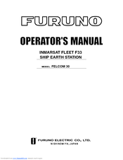 Furuno Felcom 30 Operator's Manual