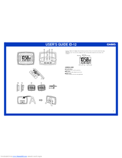 Casio ID-12 User Manual