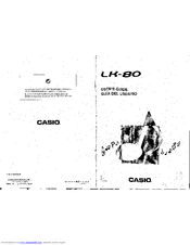 CASIO LK-80 User Manual