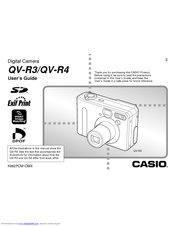 CASIO QV-R4 - 4MP Digital Camera User Manual