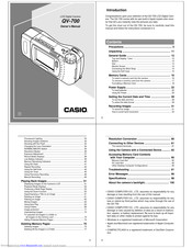 CASIO QV-700 Owner's Manual