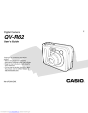 CASIO QV-R62 User Manual