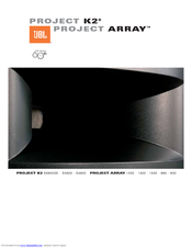 JBL ARRAY 1500 1400 Brochure & Specs