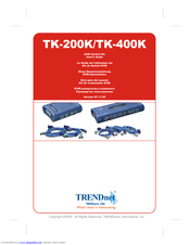 TRENDnet TK-200K User Manual