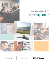 Gateway 18-inch LCD TV User Manual