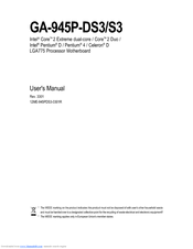 Gigabyte GA-945P-S3 User Manual