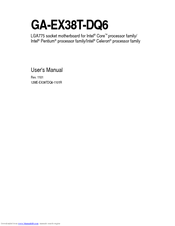 Gigabyte GA-EX38T-DQ6 User Manual