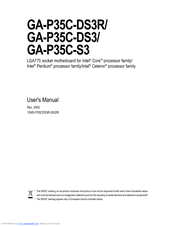Gigabyte GA-P35C-DS3R User Manual