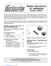 Grizzly EXTREME G0513X Owner's Manual