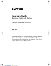 HP Compaq NX7100 Hardware Manual