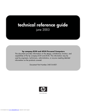 HP Compaq d330 DT Technical Reference Manual
