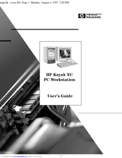 HP Kayak XU User Manual