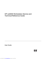 HP xw9400 Service And Technical Reference Manual